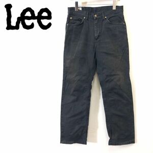 1S1786-F-N◆ Lee リー ブラックデニムパンツ ジーンズ ボトムス ジッパーフライ ◆ size31 コットン100 黒 古着 メンズ