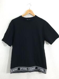 OPENING CEREMONY◆Tシャツ/S/コットン/BLK/無地