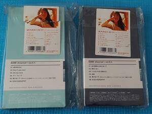 ZARD ビデオテープ 2本セット VHS showreel ver.0.1. ver.0.3. ザード 坂井泉水「未使用・未開封」 