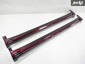 【割れなし】 社外 メーカー不明 AZR60G AZR65G 60系 ヴォクシー X/L 前期 サイドステップ 左右セット FRP 紫メタ系 エアロ 即納 棚2F-A-1