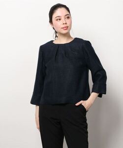 「B:MING by BEAMS」 7分袖ブラウス MEDIUM ネイビー レディース