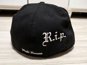 SUPREME 【16AW】 Box Logo R.I.P New Era Cap 7 3/8 58.7cm【黒】BLACK シュプリーム　ボックス ロゴキャップ