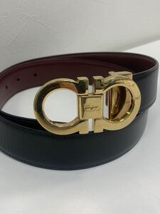 Salvatore Ferragamo サルヴァトーレフェラガモ ベルト レザー BLK