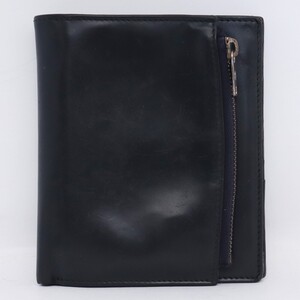 MAISON MARGIELA 二つ折り財布 ネイビー S35UI0437 P2714 メゾンマルジェラ レザーウォレット wallet