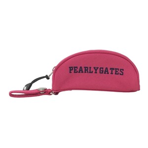 【1円】PEARLY GATES パーリーゲイツ ボールポーチ クラウン ピンク系 [240101270546]