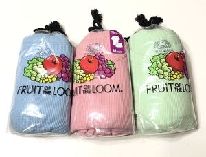 【新品】FRUIT OF THE LOOM　フルーツオブザルーム　M半袖上下　3色セットコンプリート