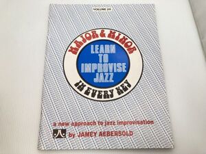 ypt　楽譜　LEARN TO IMPROVISE JAZZ VOL.24 EVERY KEYジャズ