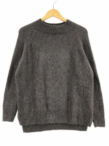 NATURAL BEAUTY BASIC ナチュラルビューティーベーシック ウール混 ニット セーター sizeM/チャコールブラウン ◇■ ☆ djb0 レディース