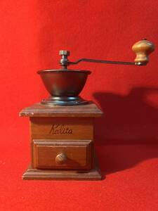 カリタ コーヒーミル Kalita 手動式 手動 木製 珈琲 手挽き レトロ アンティーク