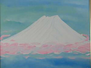 ≪国美協≫TOMOYUKI・友之、『富士山』、油彩画、F20号：72,7×60,6cm、油絵一点物、新品高級油彩額付、直筆サイン・真作保証付