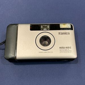 《1135》 ★1円スタート★ Konica コニカ BiG mini BM-301 コンパクトフィルムカメラ MADE IN JAPAN 日本製 ゴールド カラー 動作未確認