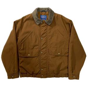 90s ペンドルトン ハンティングジャケット シンサレート アメリカ製 ビンテージ usa old 80s フィールド フィッシング 70s ナイロン brown