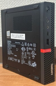 [9世代 激安 1千円スタート]Lenovo ThinkCentre M720Q tiny/Core i5-9500T(Coffee Lake) 6C6T 2.20GHz/メモリ 8GB/SSD 120GB 現状品