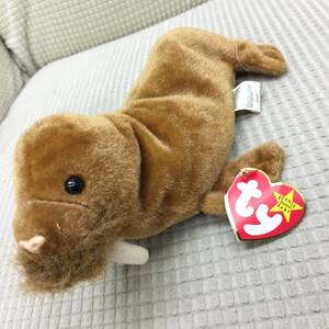 [玩具] ぬいぐるみ「tyビーニーベイビーズ」可愛い Ty Beanie Babies「paul」おそらくセイウチ 動物 アニマル 1999