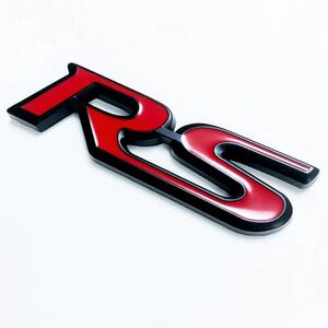 汎用 車 多様 車外 RS エンブレム ドレスアップ カスタム アクセサリー ステッカー シール モデリスタ スポーツ SPORT GT グランツーリスモ