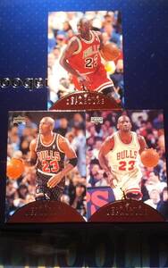 1997 UPPER DECK Chicago Bulls 【MICHAEL JORDAN】 AIR TIME DEPARTURE RUNWAY-1 & RUNWAY-2 & RUNWAY-3 3枚セット