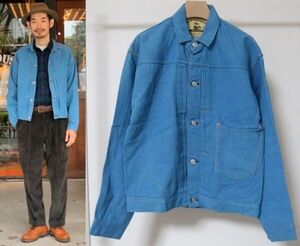 WAREHOUSE ウエアハウス BEAMS 限定オーダー Nonpareil Browse BLUE FADE INDIGO DENIM デニム ジャケット Gジャン 38