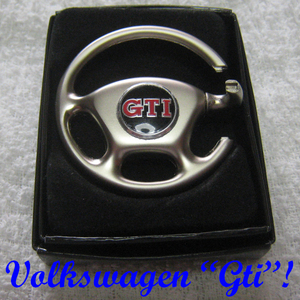 ♪送込 ステアリング デザイン GTI キーホルダー お洒落即決 !!!