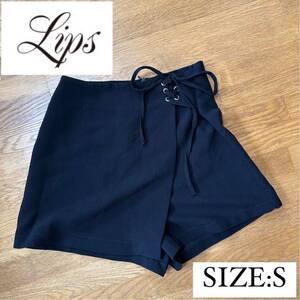 Lips リップス 巻きスカート風 キュロット Sサイズ