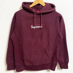 Supreme Box Logo Pullover Hooded Sweatshirt Burgundy S 11aw 2011年 バーガンディー エンジ ボックスロゴ フード スウェットシャツ