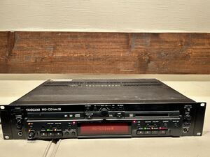 TASCAM CDプレーヤー/MDレコーダー コンビネーションデッキ MD-CD1MKIII 2012年製 タスカム 現状品　本体のみ　MD-CD1MK3