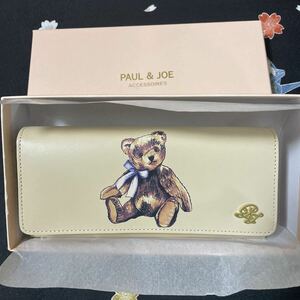 ⑩PAUL&JOE ACCESSOIRES ポール＆ジョーアクセソワ かぶせ長財布 ヌメ革 PJA-W331 レディース サイフ 財布 ブランド ポールアンドジョー