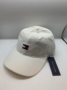 「タグ付き未使用品・アウトレット」トミーヒルフィガー TOMMY HILFIGER キャップ 野球帽 クラシックホワイト 白 男女兼用 フリーサイズ