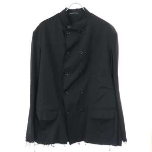 Yohji Yamamoto POUR HOMME ヨウジヤマモト プールオム 15AW 三重裁ち切りリバーシブルダブルブレストジャケット HY-J09-803 IT7PMS19C02S