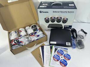 Swann スワン Enforcer Security System 　防犯カメラ セット SWDVK-446804SL-JP 4CH DVRレコーダー 1080P 暗視機能 1TB搭載 60Hz　展示品