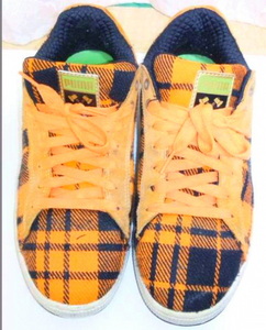 PUMA BASKET2 FLANNEL PACK LUMBER JACK木こりバスケット28cmプーマ秋ハロウィン仮装パレード南瓜ハロウィーンHalloweenハロウィンパーティ