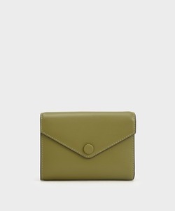 「CHARLES & KEITH」 カードケース XX-SMALL グリーン系その他2 レディース