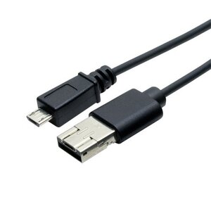 MCO シェア機能付きmicroUSBケーブル 黒 1m USB-MS201/BK /l