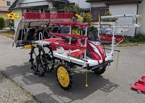 ヤンマー　田植機　YR6J　６条　アワメーター少