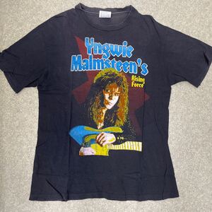 used Yngwie Malmsteen’s Rising Force odyssey tour Japan 1988 イングヴェイ・マルムスティーン Tシャツ L