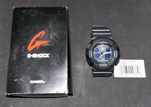 【No.160】CASIO G-SHOCK カシオ Gショック GA-100-1A1DR メンズ 時計 腕時計 不動 未使用品 現状品