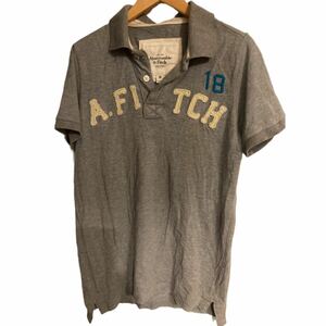 Abercrombie&Fitch半袖ポロシャツ M グレー