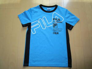 *160*FILA 吸汗速生地 Ｔシャツ♪青