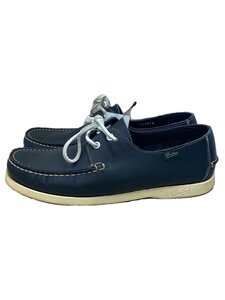 Paraboot◆パラブーツ/デッキシューズ/US7.5/紺/レザー/1014