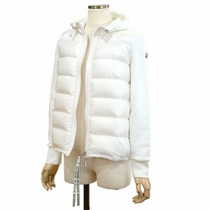 【送料無料】【本物】人気★MONCLER★モンクレール★MAGLIA CARDIGAN★マグリアカーディガン★XS★レディース★ダウンジップパーカー★白★