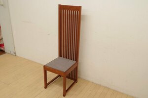 希少 Cassina カッシーナ フランク・ロイド・ライト 601 ROBIE1 ロビーチェア チェリー材 ハイバック モダン 食卓椅子 デザイナーズ B