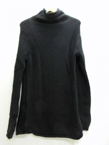 YOHJIYAMAMOTO+NOIR ヨウジヤマモトプリュスノアール ハイネックニット Knit 3 NM-K19-168 毛70% レーヨン30% MADE IN JAPAN