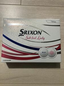 スリクソン製ゴルフボールSOFT FEEL LADYホワイト1ダース★新品未使用品12球女性ダンロップSRIXON★定価2552円