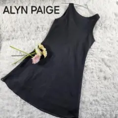 【ALYN PAIGE】レディース ノースリーブ膝丈ナイトドレス ワンピース S