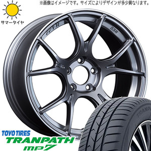 225/50R18 サマータイヤホイールセット フォレスター etc (TOYO TRANPATH MP7 & SSR GTX02 5穴 100)