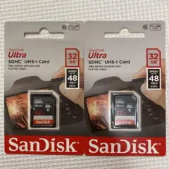 SanDisk サンディスク SDHCカード 32GB 2枚セット