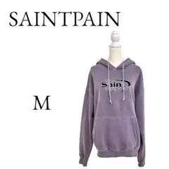 SAINTPAIN セイントペイン 紫 パーカー カジュアル Ｍ