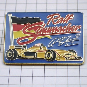 ピンバッジ・ラルフシューマッハF1レース車ドイツ国旗 RALPH-SCHUMACHER GERMANY PEUGEOT FRANCE◆フランス限定ピンズ