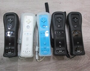 【643-820k】●1円スタート●wii リモコン　プラス　まとめ売り5個セット