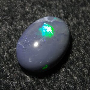 【特価品】天然ブラックオパール ルース 約1.6ct クリスタル系 マジカル色 ライトニングリッジ産 品番:2210154