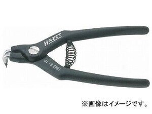 HAZET スナップリングプライヤー(軸用) 1845B-10(5844061)